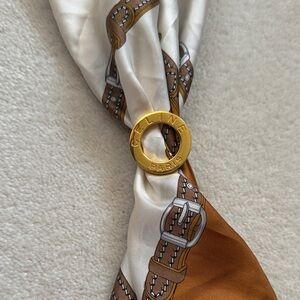 Vintage Golden Celine Scarf Ring